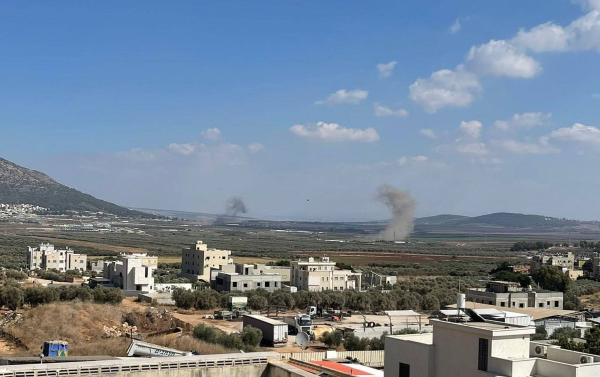 Raketten vallen nabij Nazareth, Noord-Israël