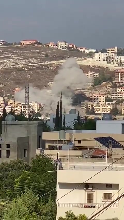 Destrucción tras los ataques en Ain el-Delb, cerca de Sidón