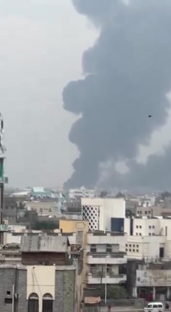 More footage from the alleged Israeli strike on Hodeidah