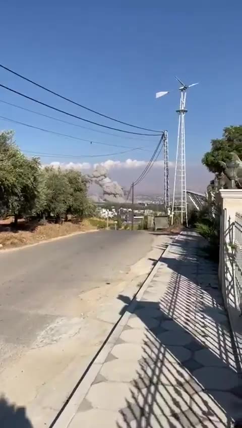 Israeli raid at the direction of Niha Plain