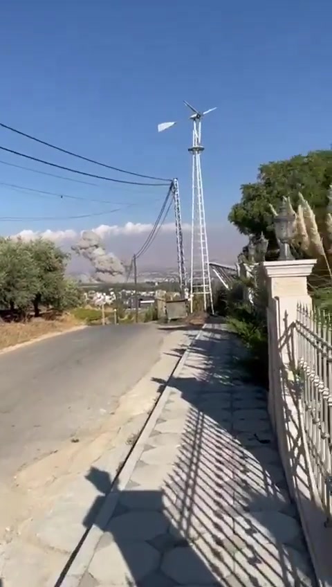 Israeli raid at the direction of Niha Plain