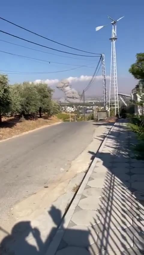 Israeli raid at the direction of Niha Plain