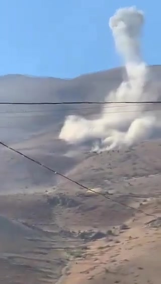 Ataque israelense na estrada Ainata-Al-Arz