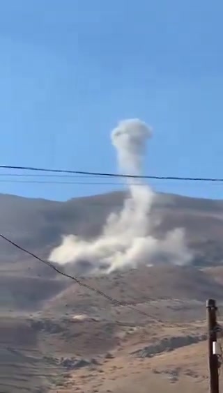 Ataque israelí en la carretera Ainata-Al-Arz