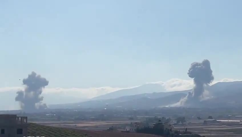 A while ago, Israeli airstrikes were reported in Baalbek, Lebanon