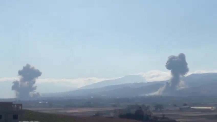 A while ago, Israeli airstrikes were reported in Baalbek, Lebanon