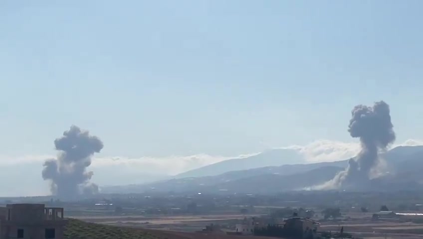 A while ago, Israeli airstrikes were reported in Baalbek, Lebanon