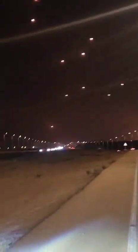 More footage from the Iranian ballistic missile attack on Israel