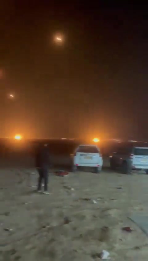 Video from the Negev from the Iranian attack