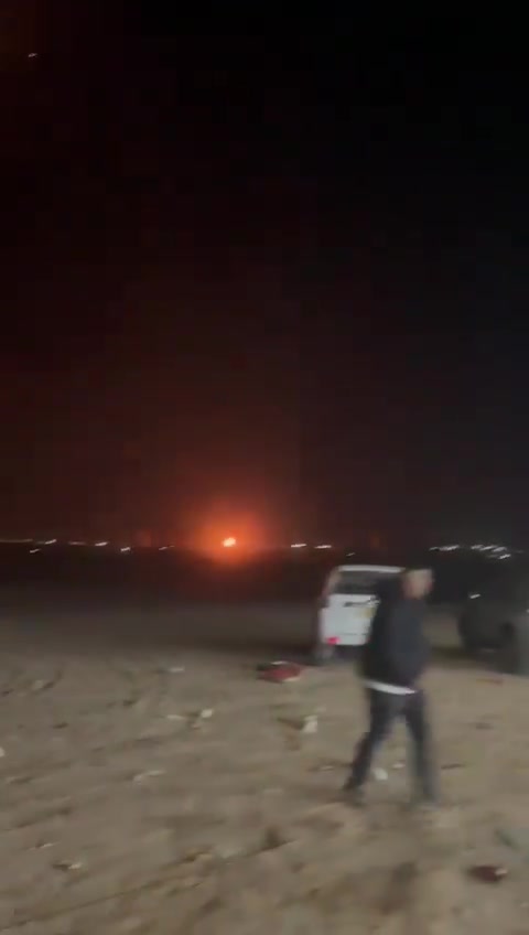 Video from the Negev from the Iranian attack