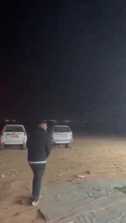 Video from the Negev from the Iranian attack