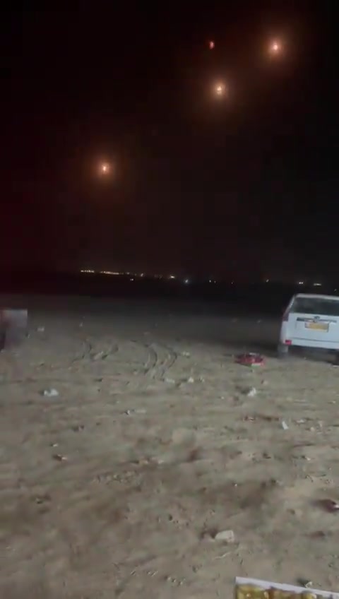 Video from the Negev from the Iranian attack