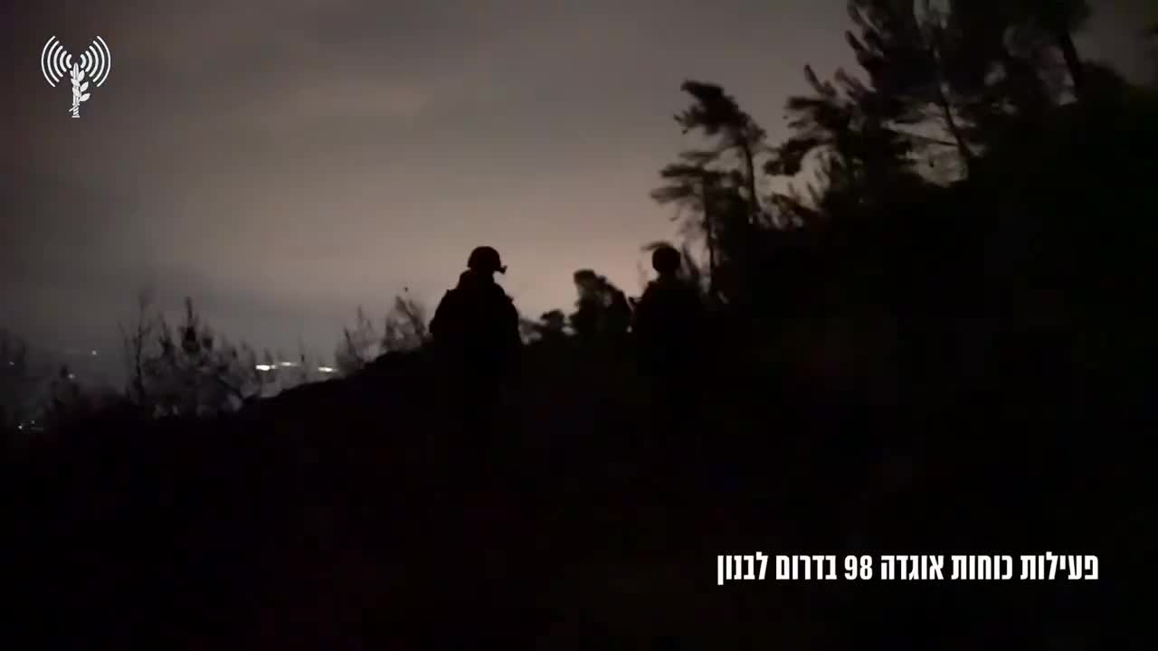 Destruindo militantes e destruindo complexos de combate do Hezbollah: primeiro vídeo do exército israelense dos combatentes da brigada de comando e dos paraquedistas no sul do Líbano