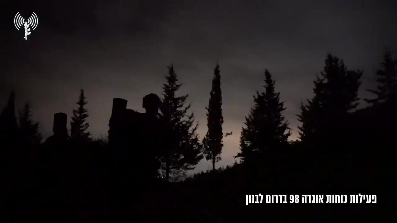 Destruyendo a militantes y destruyendo los complejos de combate de Hezbolá: primer video del ejército israelí de combatientes de la brigada de comando y paracaidistas en el sur del Líbano