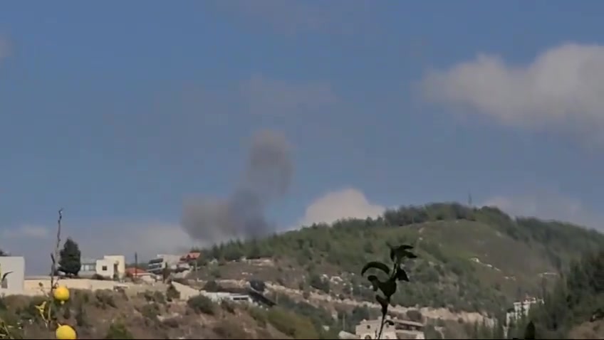 Frappe aérienne israélienne sur la ville d'Al-Maaysra - Ftouh Keserwan (au sud de Byblos)