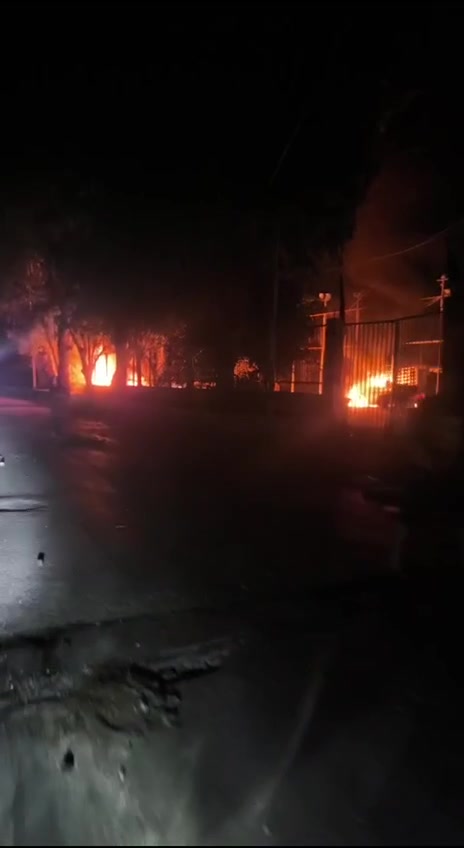 Escenas de los ataques aéreos en la zona de Al-Marija, en los suburbios del sur de Beirut