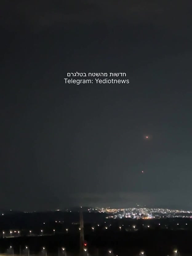 Following the firing into the Upper Galilee region: 25 rockets were launched, some of which were successfully intercepted. A report of a fall in Deir al-Assad was investigated; Photography: Yaniv Dekal