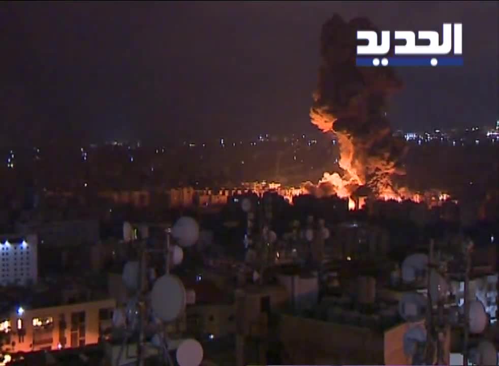 Huge explosions rock Saint Therese area in Southern Beirut following violent Israeli raids targeting the area