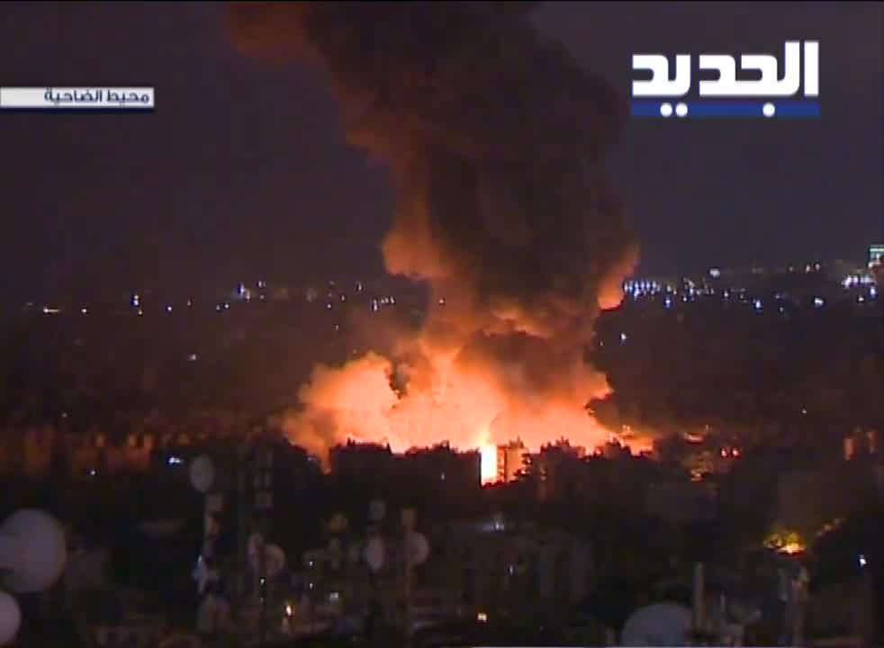 Huge explosions rock Saint Therese area in Southern Beirut following violent Israeli raids targeting the area