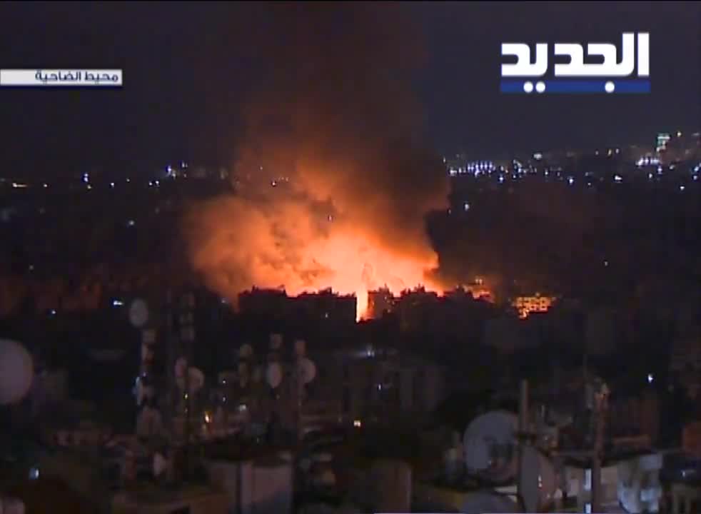 Enormes explosiones sacuden la zona de Santa Teresa en el sur de Beirut tras violentos ataques israelíes contra la zona