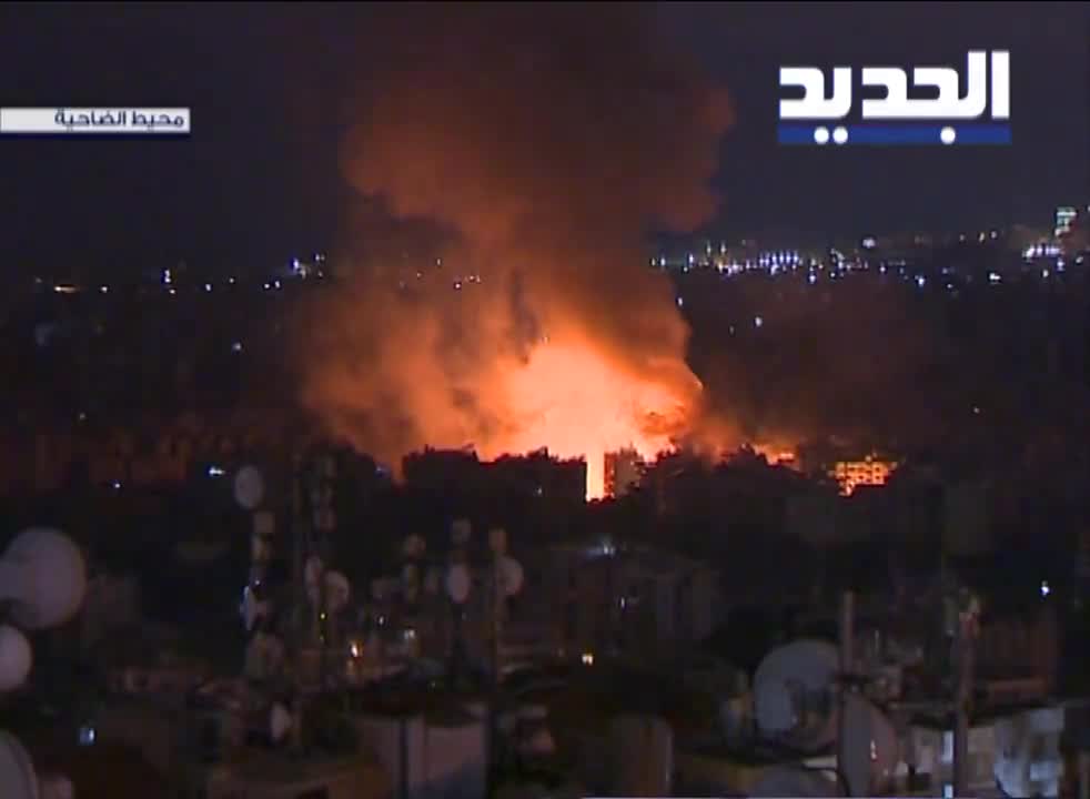 Enormes explosiones sacuden la zona de Santa Teresa en el sur de Beirut tras violentos ataques israelíes contra la zona