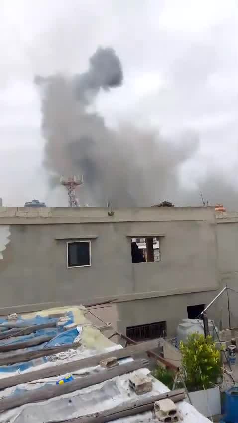 La Fuerza Aérea lanza varios ataques contra la ciudad de Burj al-Shamali en el Líbano