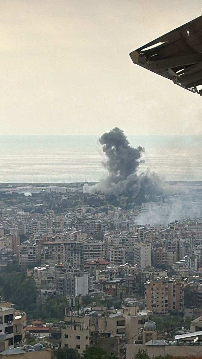 A raid targeted the southern suburb of Beirut