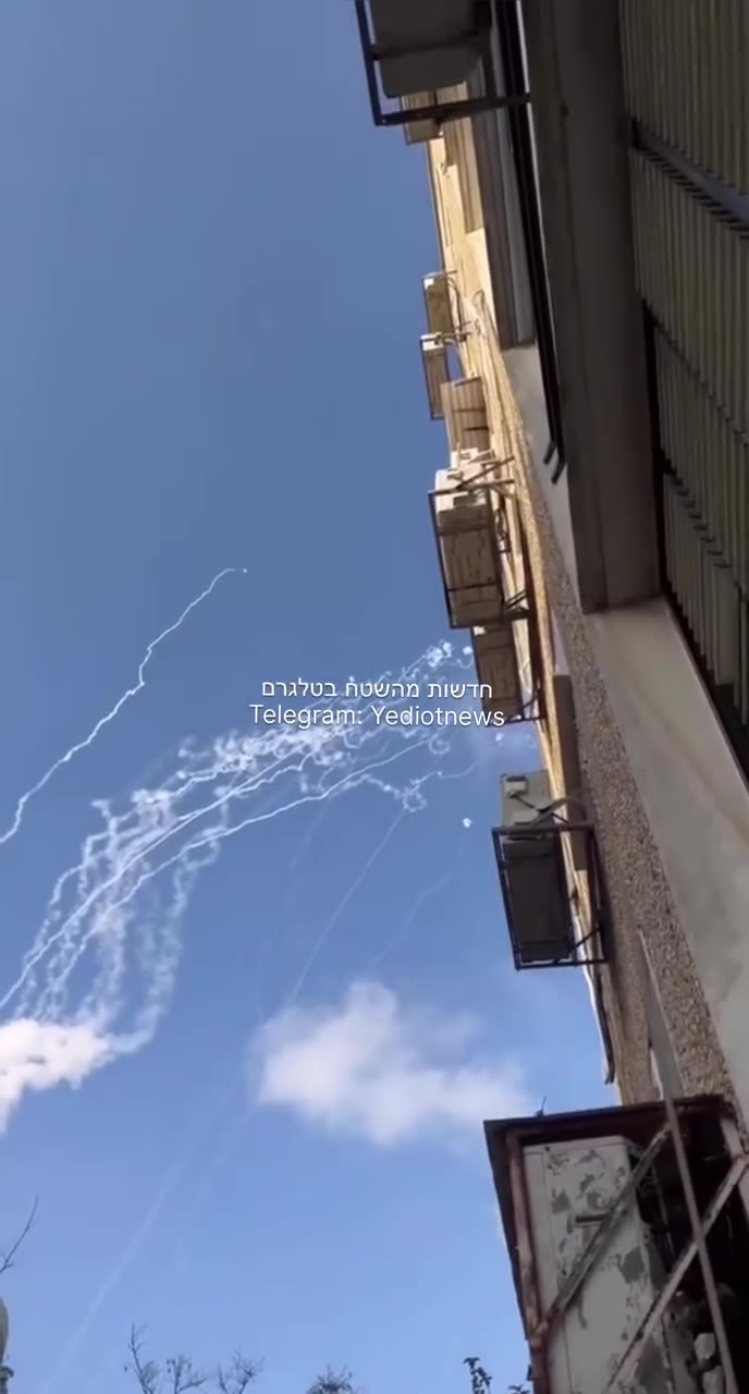 From the last volley to the Krayot. At least 20 launches were identified; Credit: Yotam Elser and Chai Avital