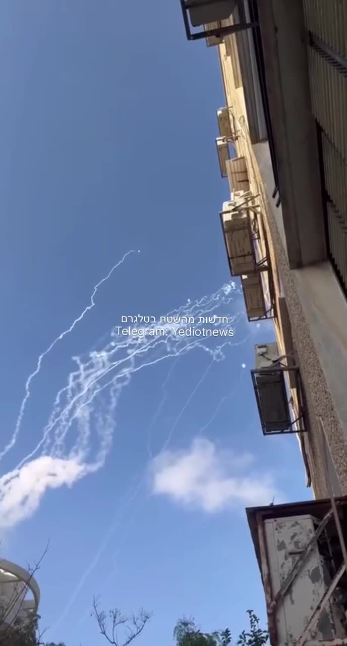 From the last volley to the Krayot. At least 20 launches were identified; Credit: Yotam Elser and Chai Avital