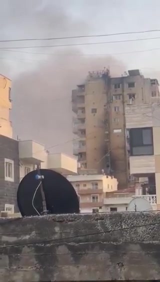 A raid targeted the Awda Tower building in Tyre