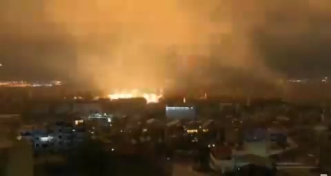 Ataque aéreo en un suburbio de Beirut