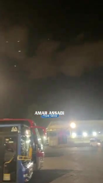 Several Interceptions seen over the Tel Aviv Metropolitan Area, following the launch of Long-Range Rockets or Missiles at Central Israel