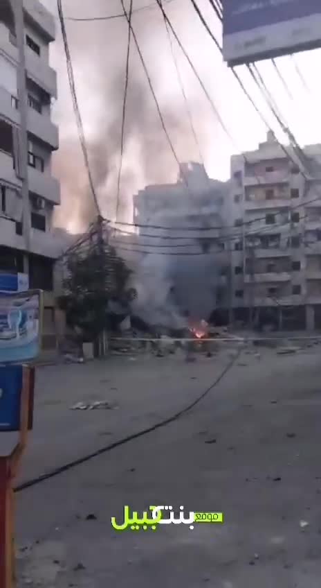 İsrailliler, tam saat 07:50'de Beyrut'un güney banliyösü olan Tahvitat el-Gadir bölgesini bir drone saldırısıyla hedef aldı.