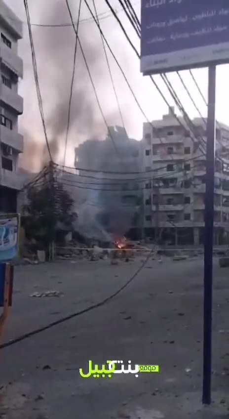 İsrailliler, tam saat 07:50'de Beyrut'un güney banliyösü olan Tahvitat el-Gadir bölgesini bir drone saldırısıyla hedef aldı.