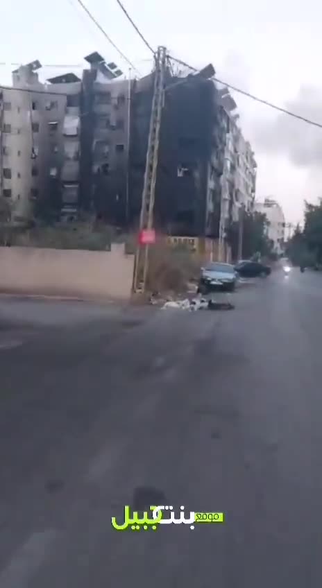 Exactamente a las 7:50 am, Israel atacó el suburbio sur de Beirut, específicamente el área de Tahwitat al-Ghadeer, con un ataque con drones.