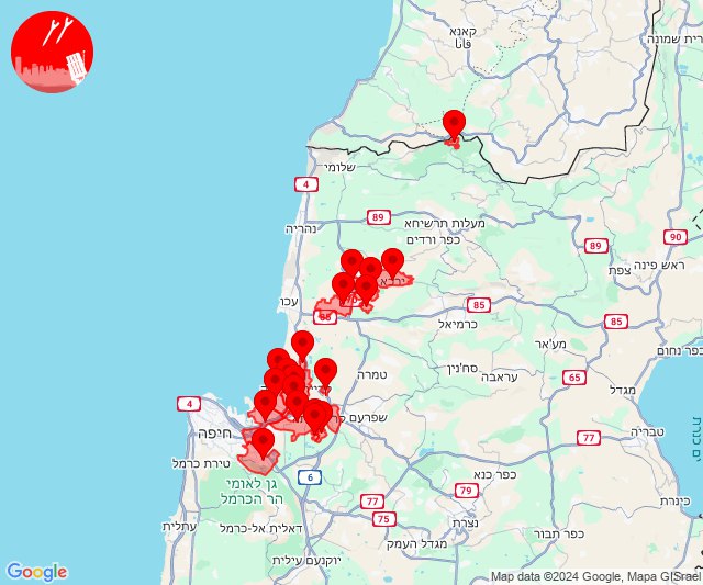 Segundo bombardeo de cohetes contra Haifa