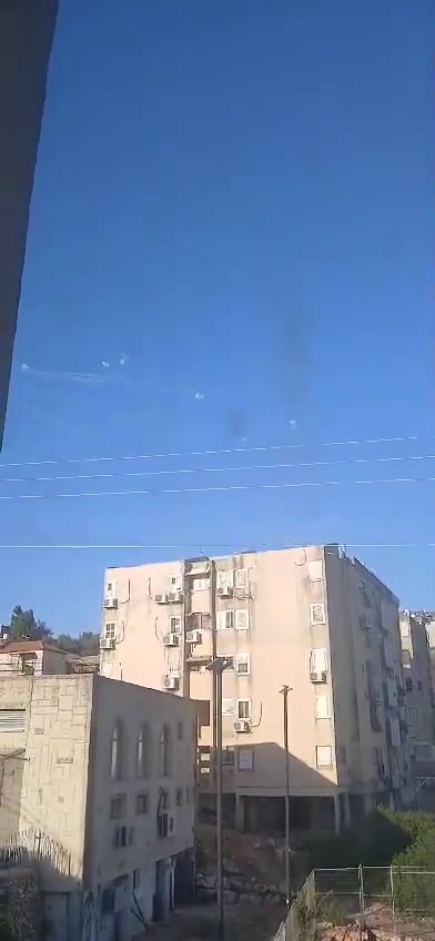 Rockets interceptions over Zfat