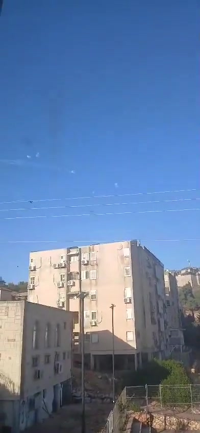 Rockets interceptions over Zfat