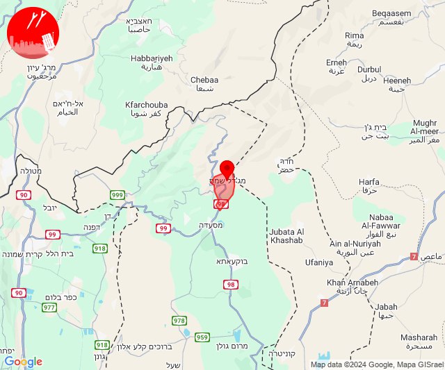 Se dispararon cohetes hacia el norte del Golán