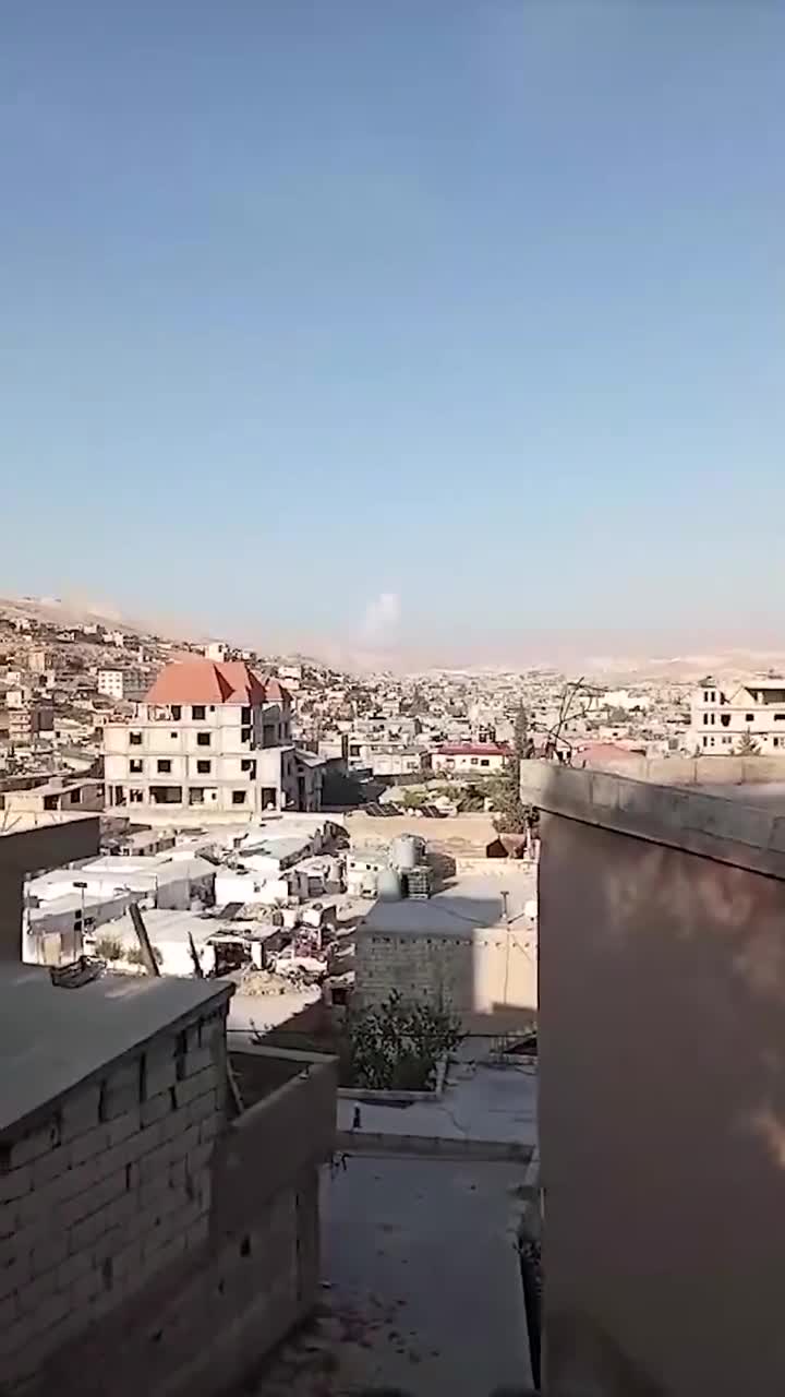 Vídeo: O momento em que os arredores de Arsal foram alvo de um ataque israelense