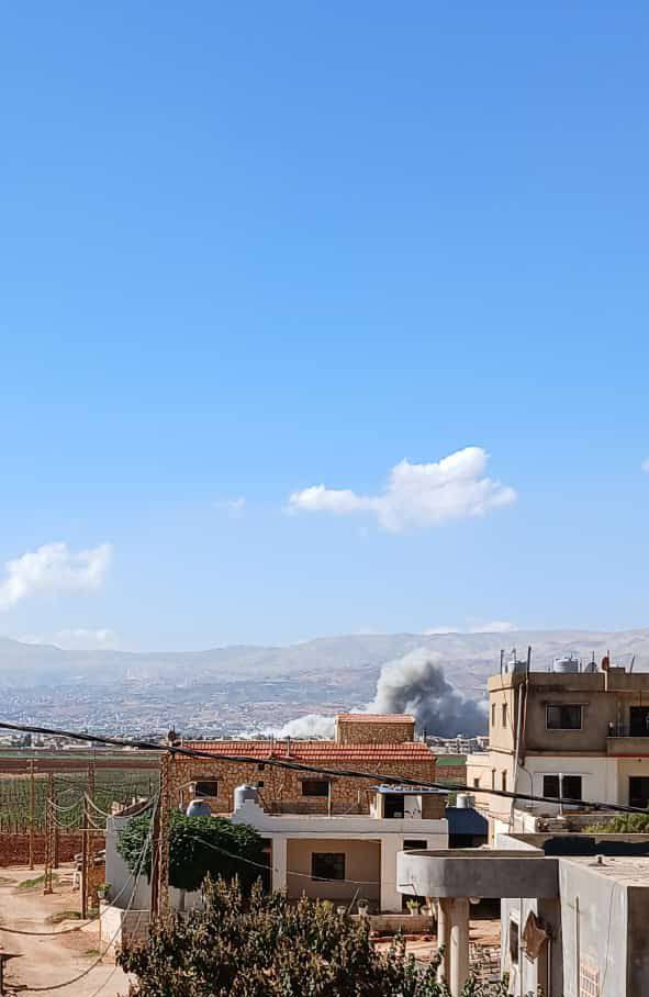 Air strikes in Rayak