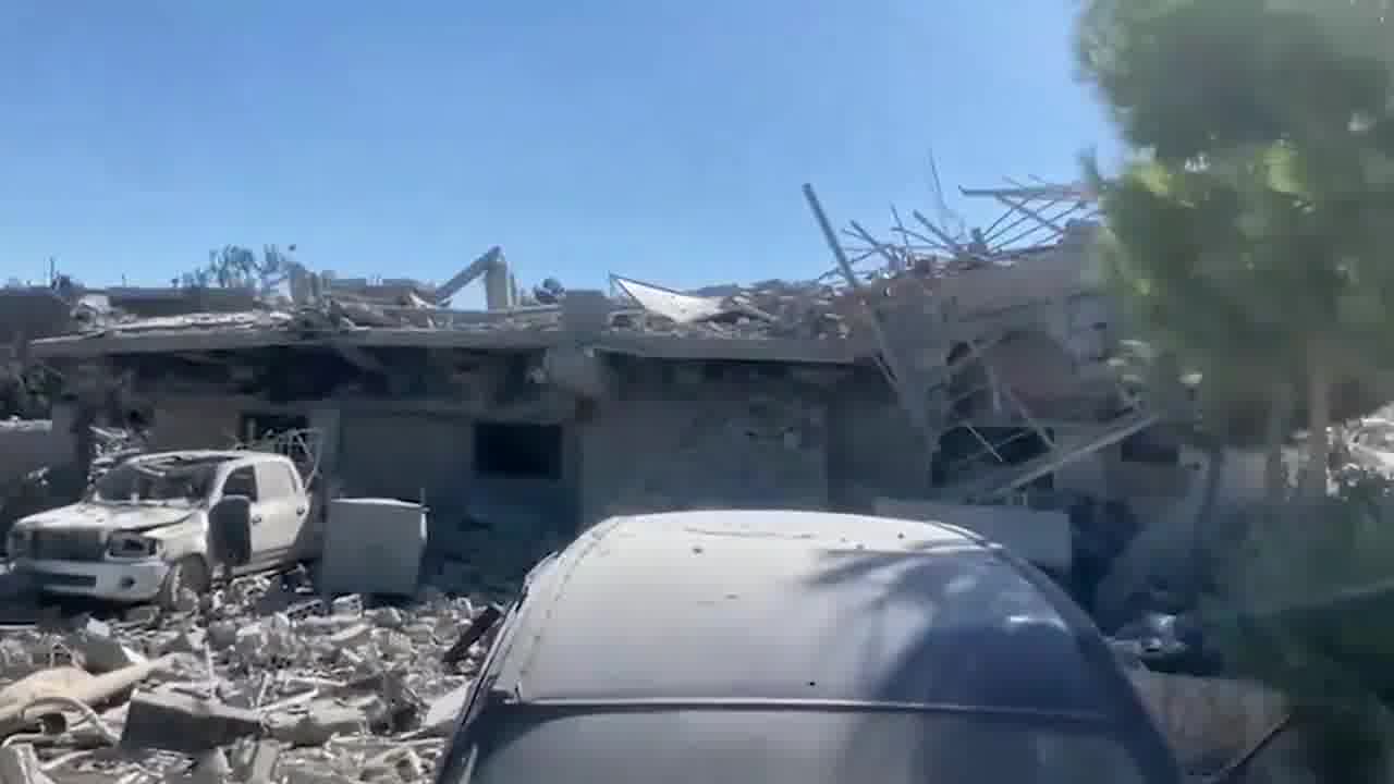 Ataques israelíes contra la ciudad de Taraya, en el distrito de Baalbek