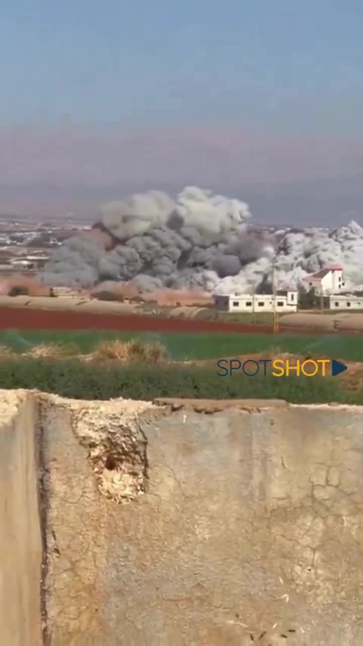 Brutalne izraelskie naloty na miasto Sareen w Bekaa