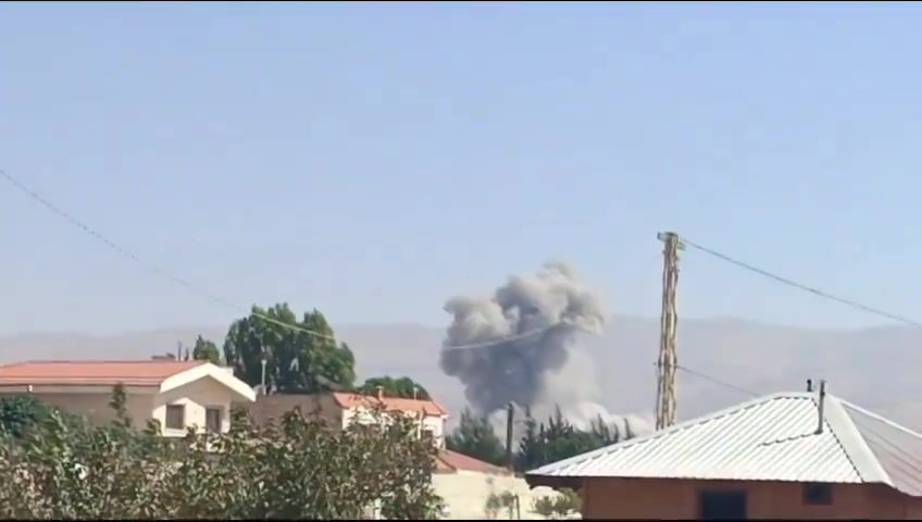 O ataque na área de Safri em Bekaa