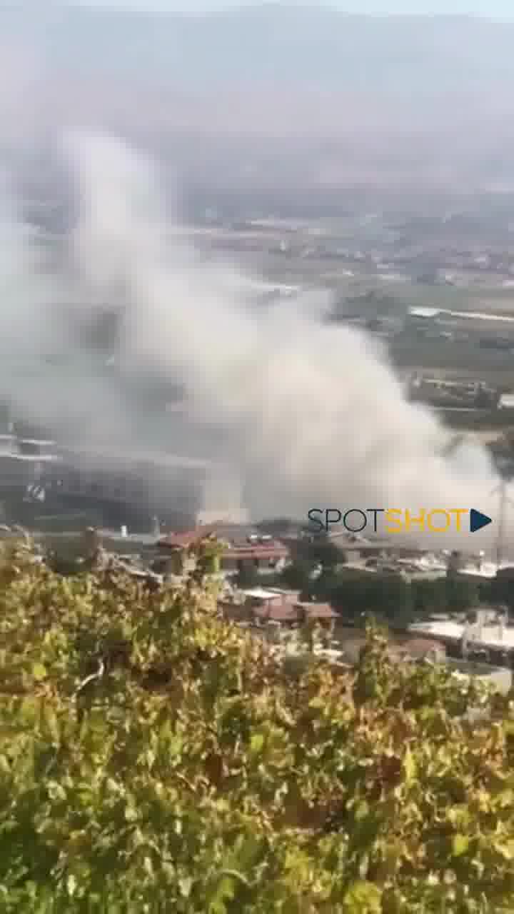 The shelling continues. An Israeli raid on the town of Tamnin, Bekaa