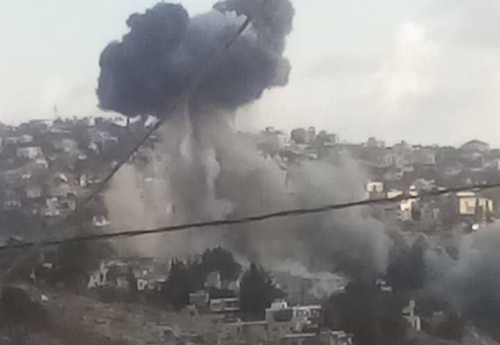 L'armée de l'air lance un raid sur la ville de Harouf, dans le sud du Liban