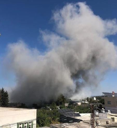 Israeli raid on the industrial city in Tyre