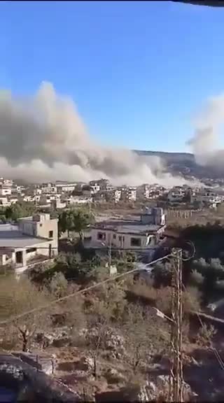 Violent and successive Israeli raids on the town of Sahmar in the Bekaa Valley, eastern Lebanon