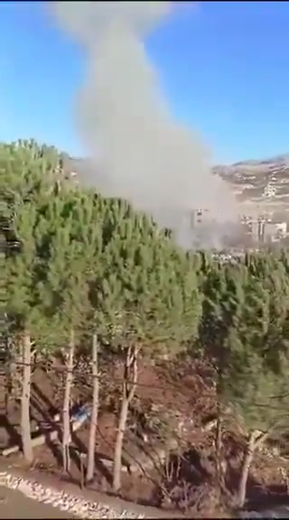 Violent and successive Israeli raids on the town of Sahmar in the Bekaa Valley, eastern Lebanon