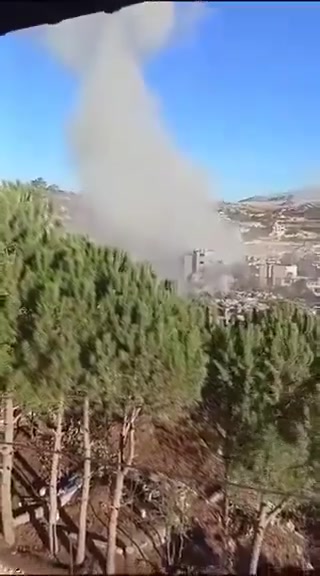 Violent and successive Israeli raids on the town of Sahmar in the Bekaa Valley, eastern Lebanon